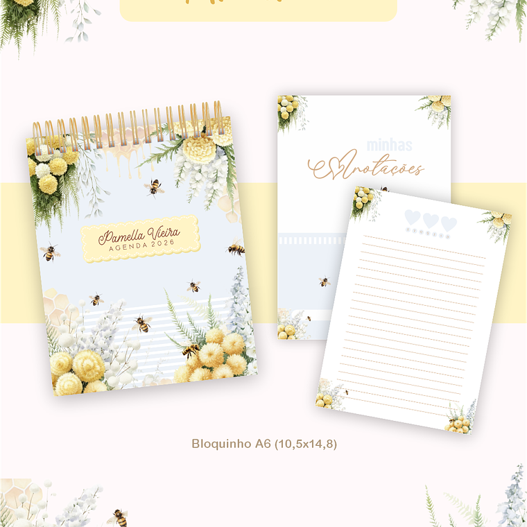 Arquivo Encadernação Coleção Abelhas 2026 - Pamella Vieira 7