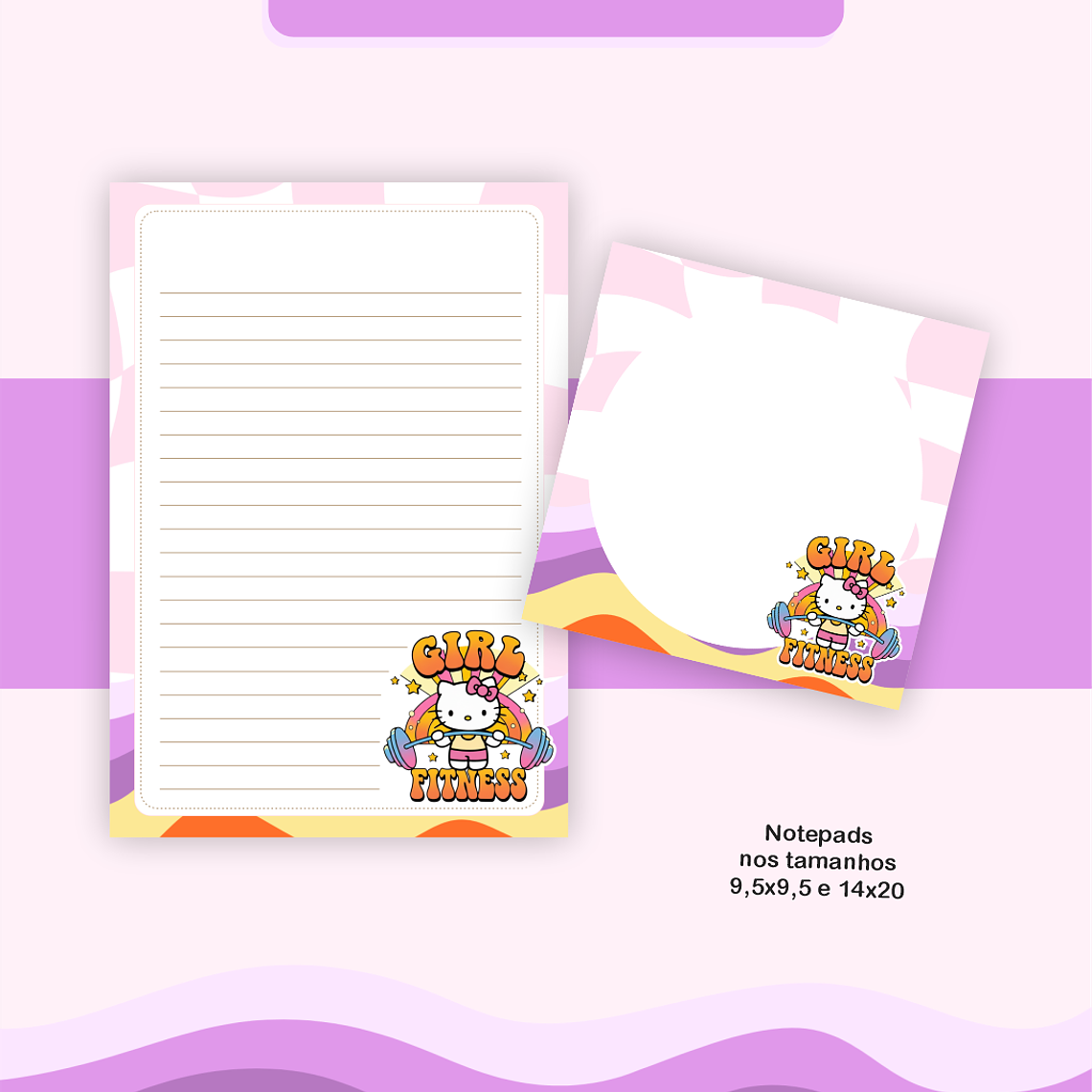 Arquivo Encadernação Coleção Hello Kitty Girl Fitness - Pamella Vieira 2