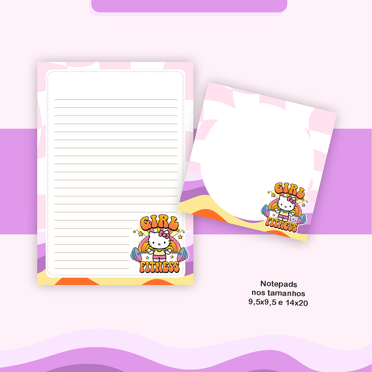 Arquivo Encadernação Coleção Hello Kitty Girl Fitness - Pamella Vieira 2