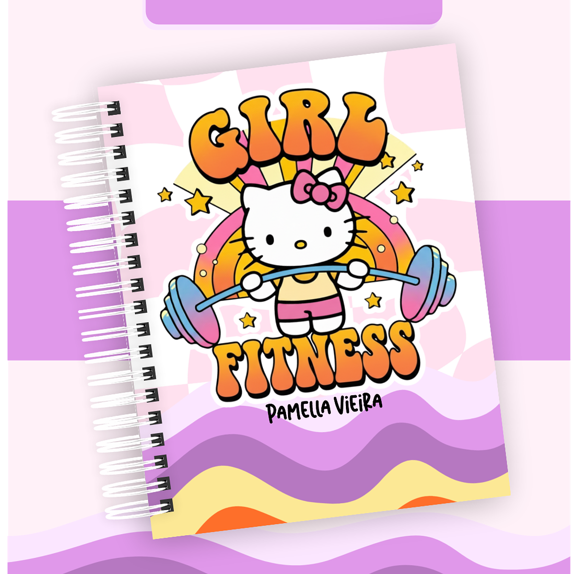 Arquivo Encadernação Coleção Hello Kitty Girl Fitness - Pamella Vieira 6