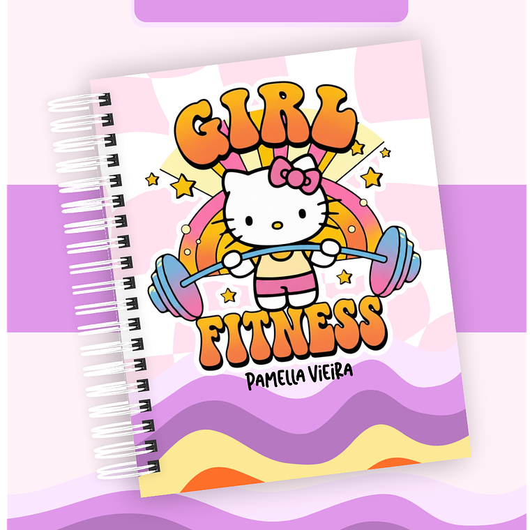 Arquivo Encadernação Coleção Hello Kitty Girl Fitness - Pamella Vieira 6