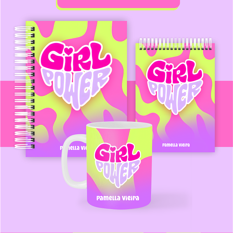 Arquivo Encadernação Coleção Girl Power- Pamella Vieira 1