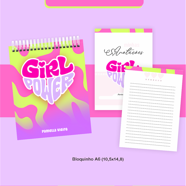 Arquivo Encadernação Coleção Girl Power- Pamella Vieira 4