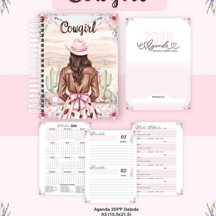 Arquivo Encadernação Coleção CowGirl - Pamella Vieira 3