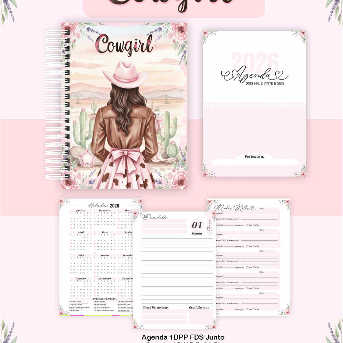Arquivo Encadernação Coleção CowGirl - Pamella Vieira 6