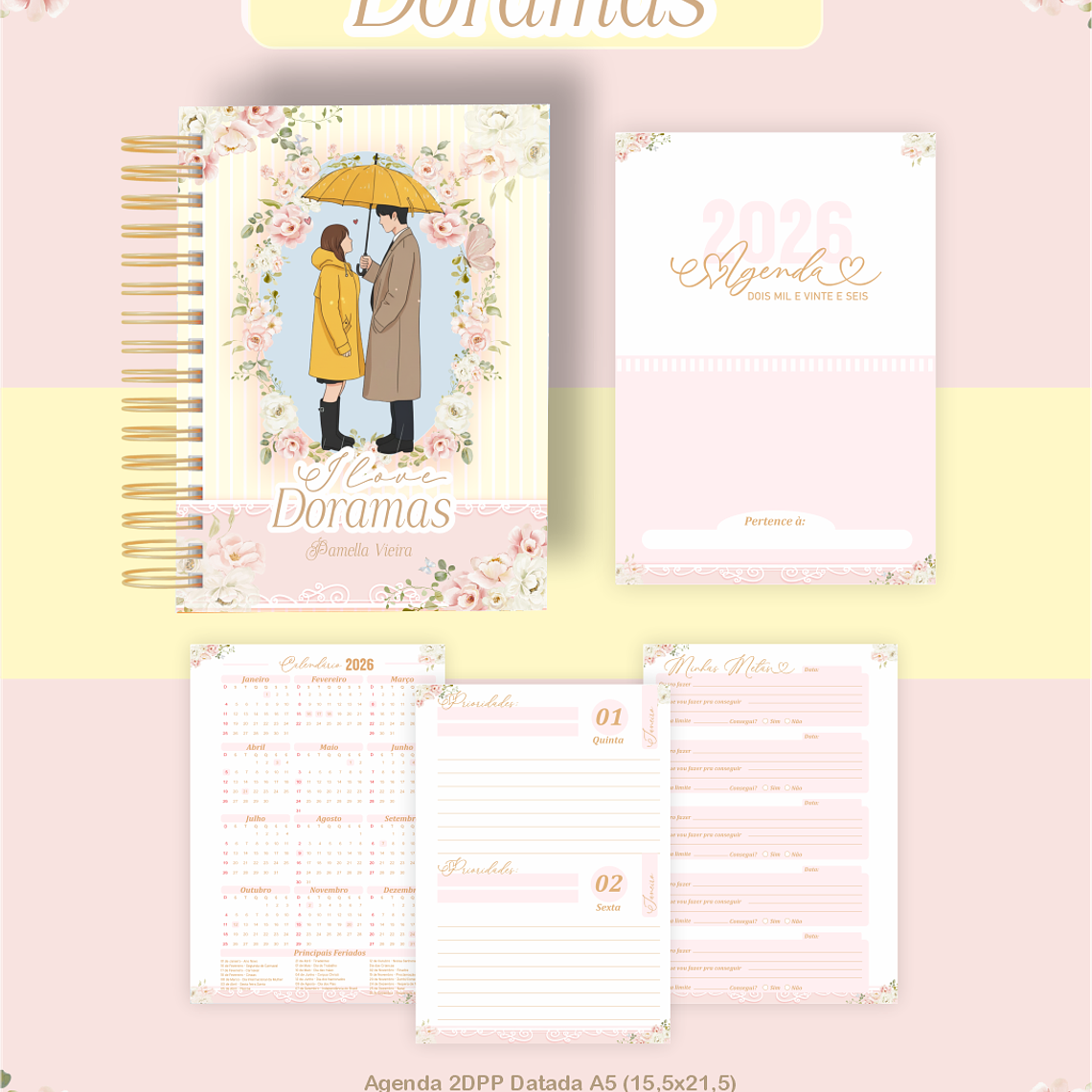 Arquivo Encadernação Coleção Doramas - Pamella Vieira 2