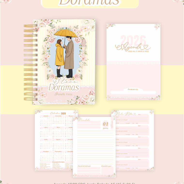 Arquivo Encadernação Coleção Doramas - Pamella Vieira 6