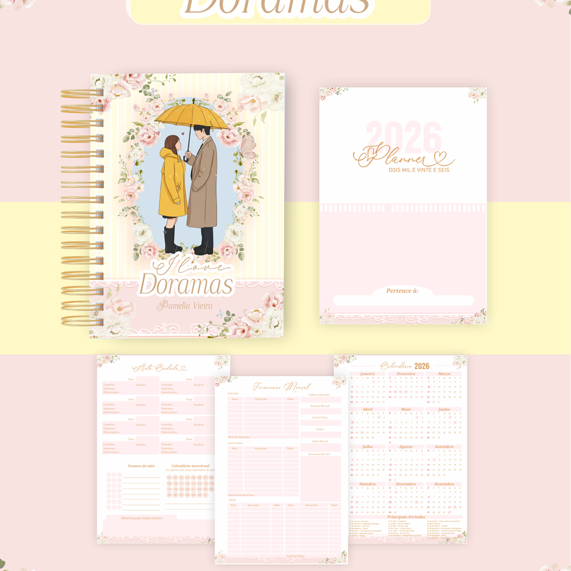 Arquivo Encadernação Coleção Doramas - Pamella Vieira 7