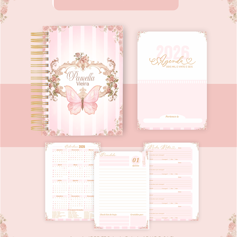 Arquivo Encadernação Coleção Estilo Barroco - Pamella Vieira 2