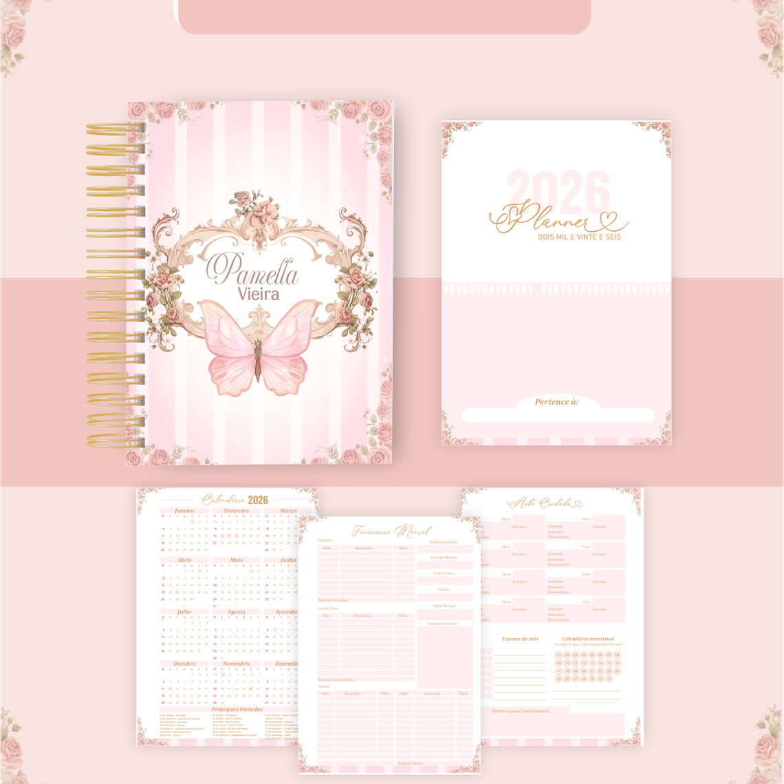 Arquivo Encadernação Coleção Estilo Barroco - Pamella Vieira 5