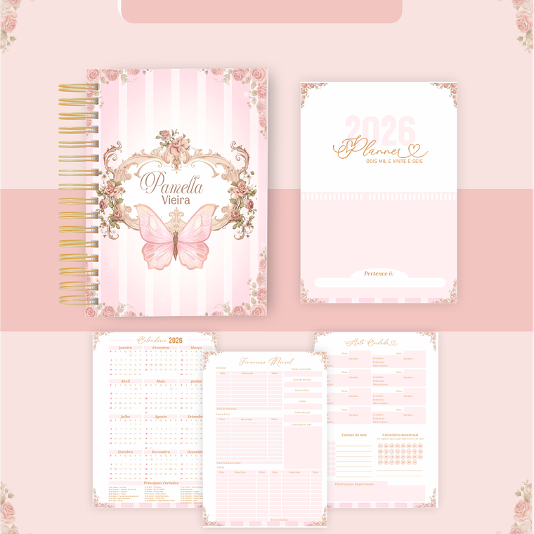 Arquivo Encadernação Coleção Estilo Barroco - Pamella Vieira 5