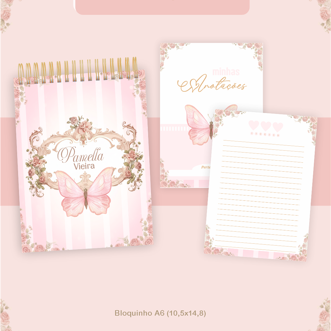 Arquivo Encadernação Coleção Estilo Barroco - Pamella Vieira 7