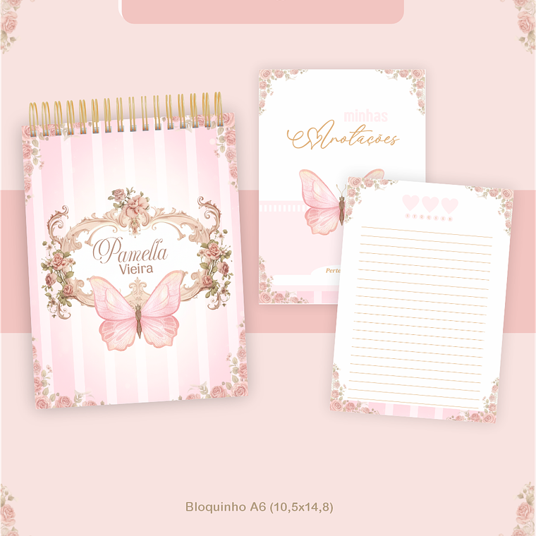 Arquivo Encadernação Coleção Estilo Barroco - Pamella Vieira 7