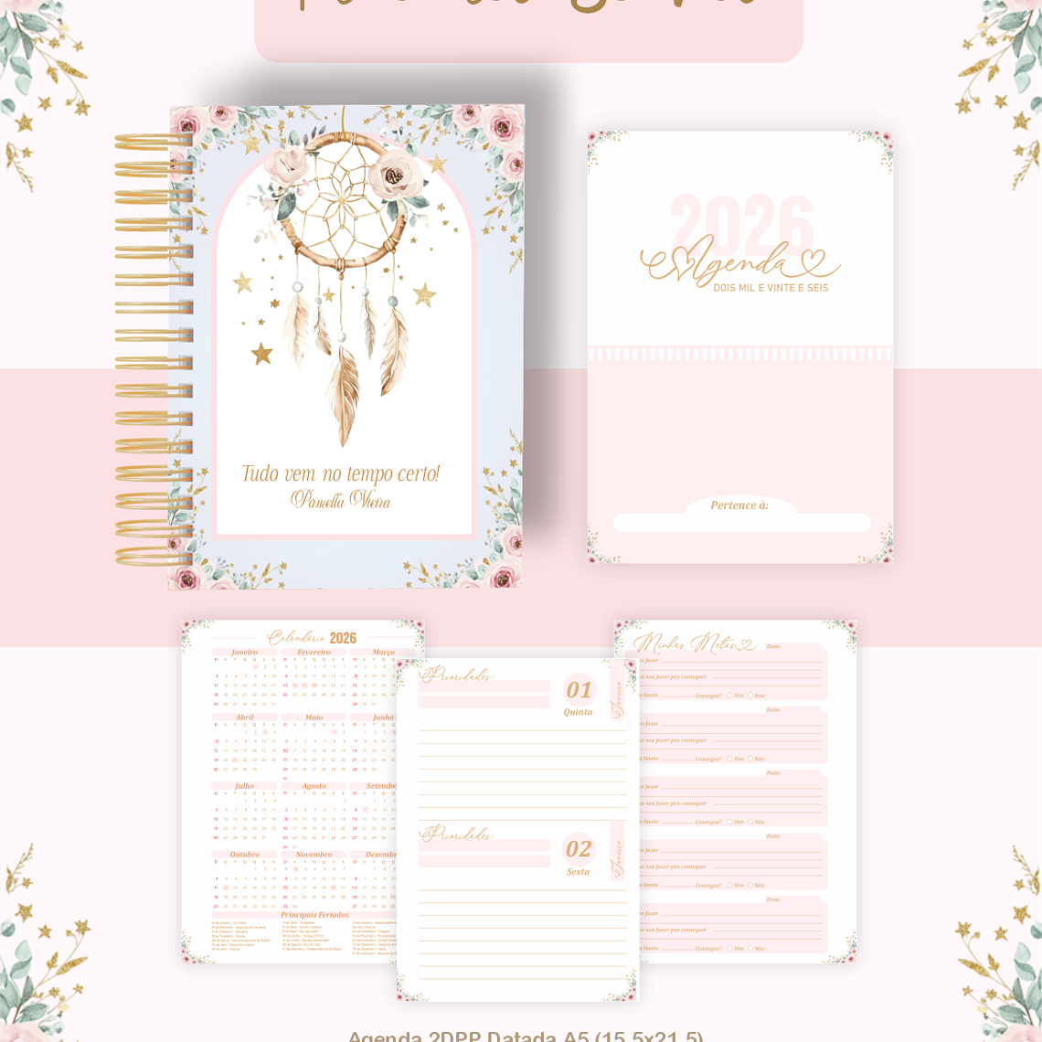 Arquivo Encadernação Coleção Filtro de Sonhos 2026 - Pamella Vieira 2