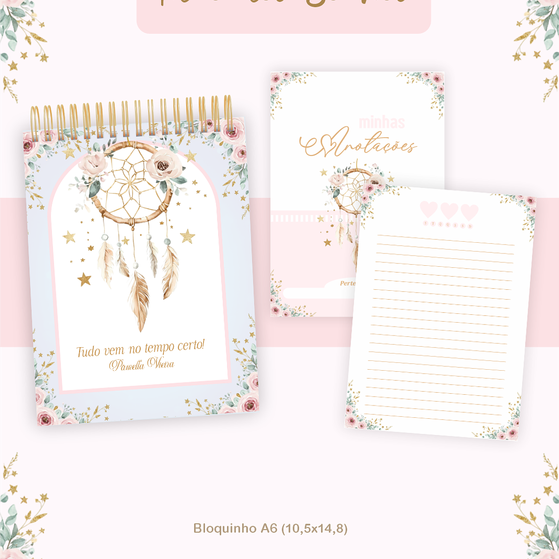 Arquivo Encadernação Coleção Filtro de Sonhos 2026 - Pamella Vieira 6