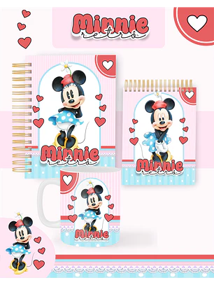 Arquivo Encadernação Coleção Minnie Retrô - Pamella Vieira
