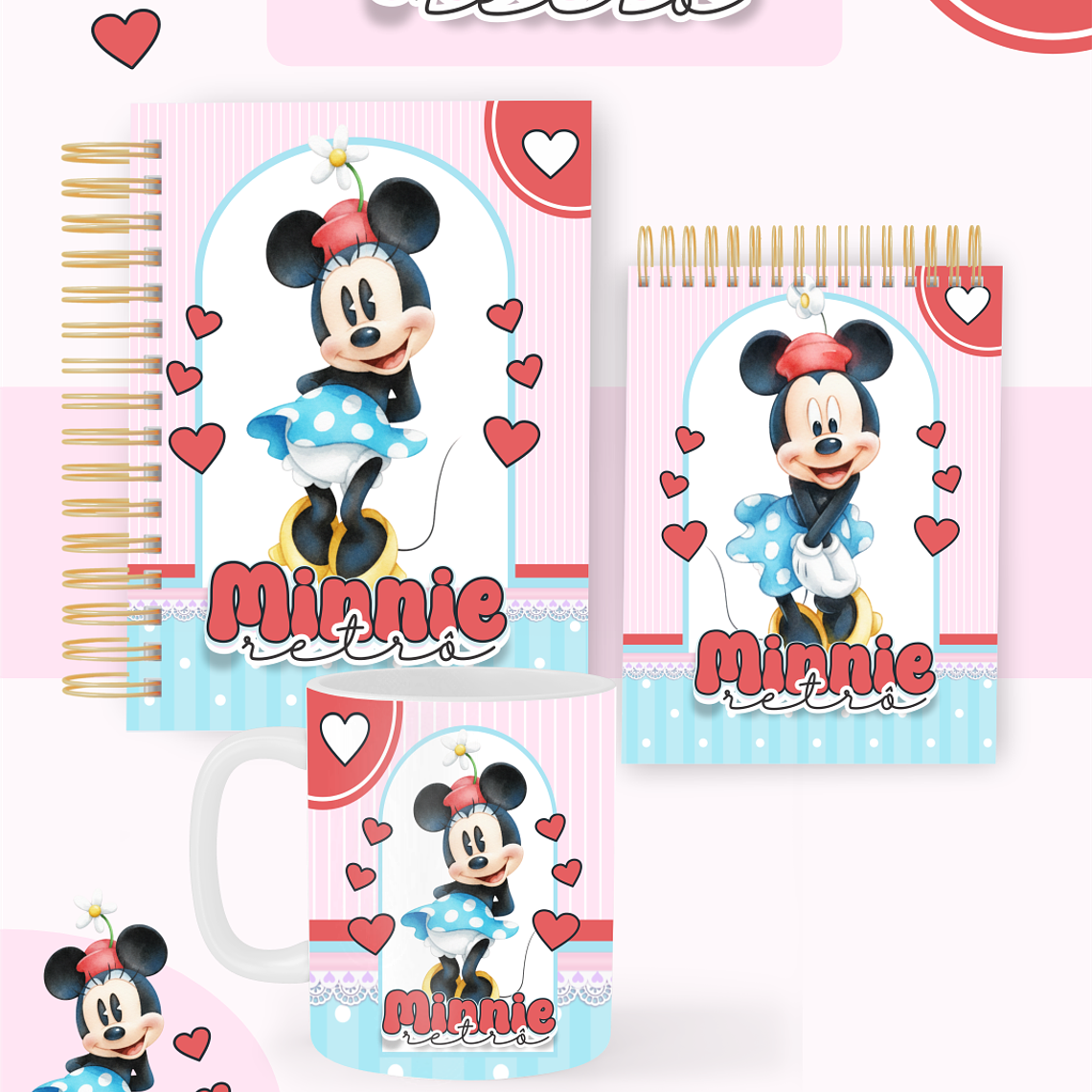 Arquivo Encadernação Coleção Minnie Retrô - Pamella Vieira 1