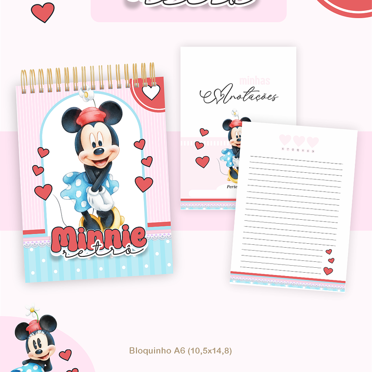 Arquivo Encadernação Coleção Minnie Retrô - Pamella Vieira 5