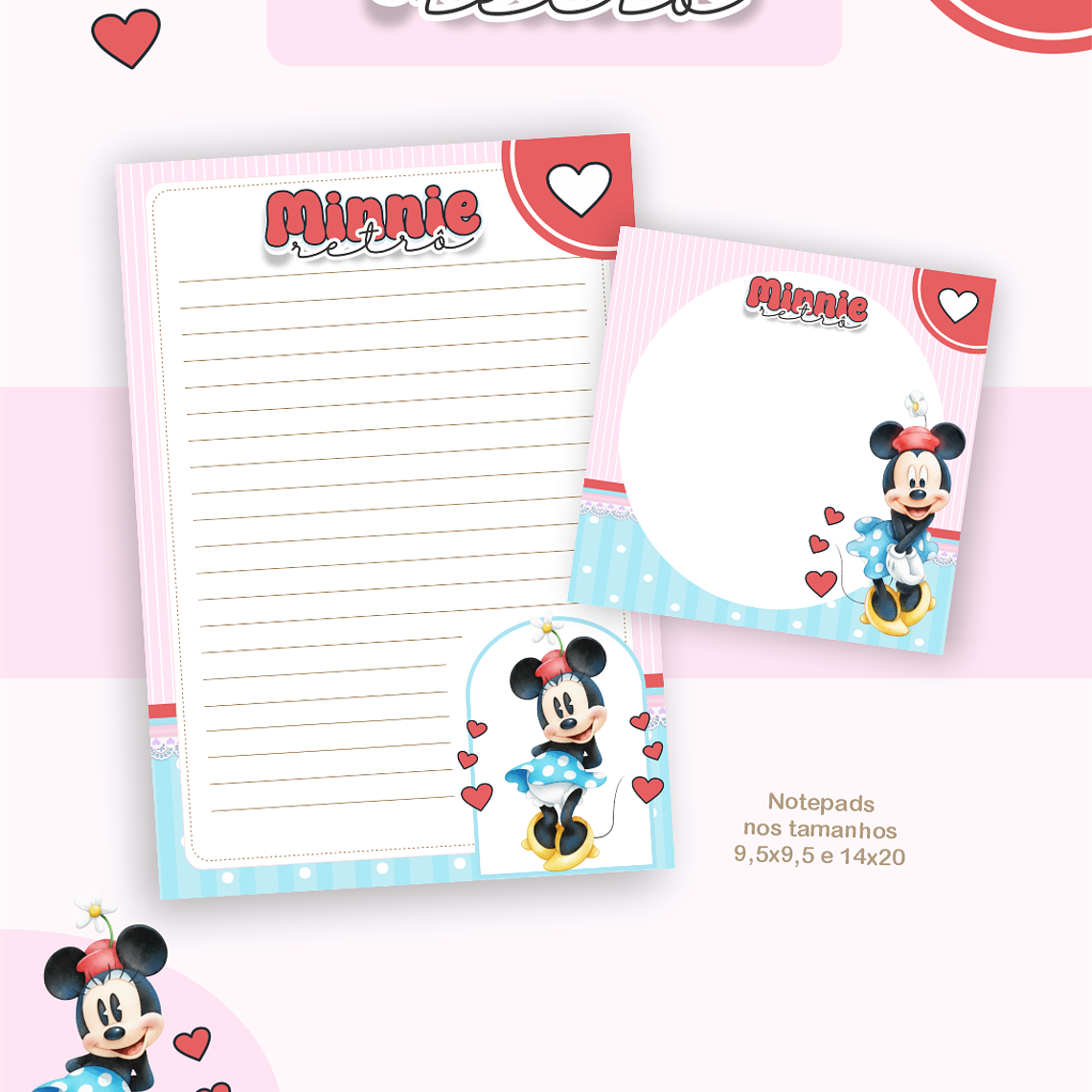 Arquivo Encadernação Coleção Minnie Retrô - Pamella Vieira 6