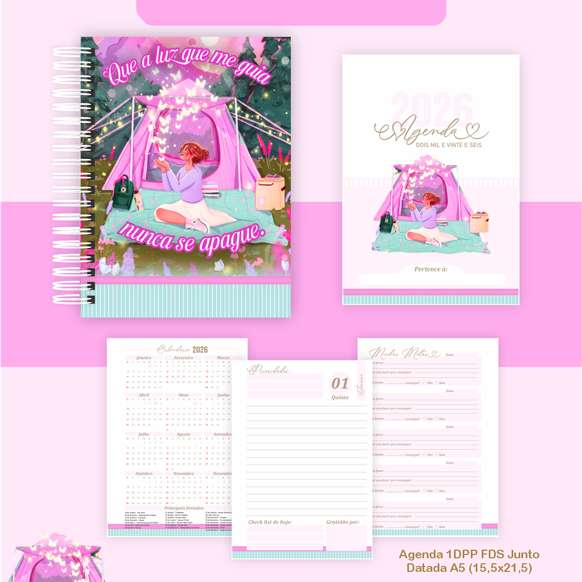 Arquivo Encadernação Coleção Luz Que Me Guia 2026 - Pamella Vieira 3