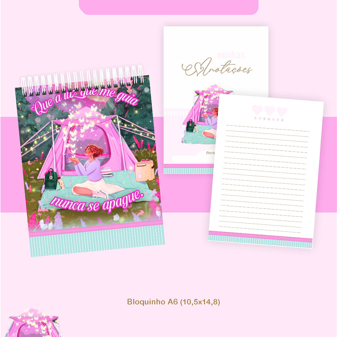 Arquivo Encadernação Coleção Luz Que Me Guia 2026 - Pamella Vieira 4