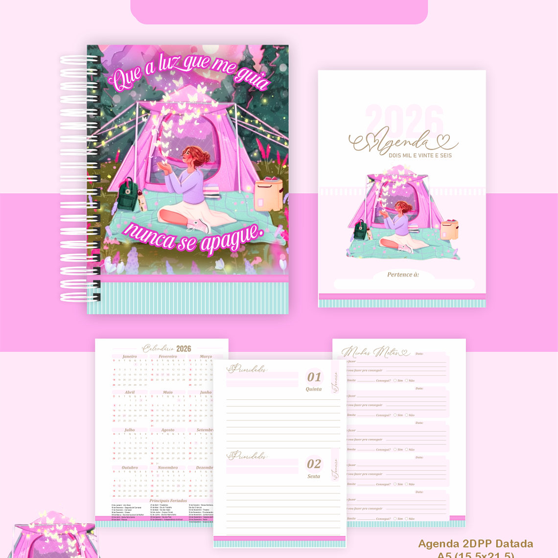 Arquivo Encadernação Coleção Luz Que Me Guia 2026 - Pamella Vieira 7