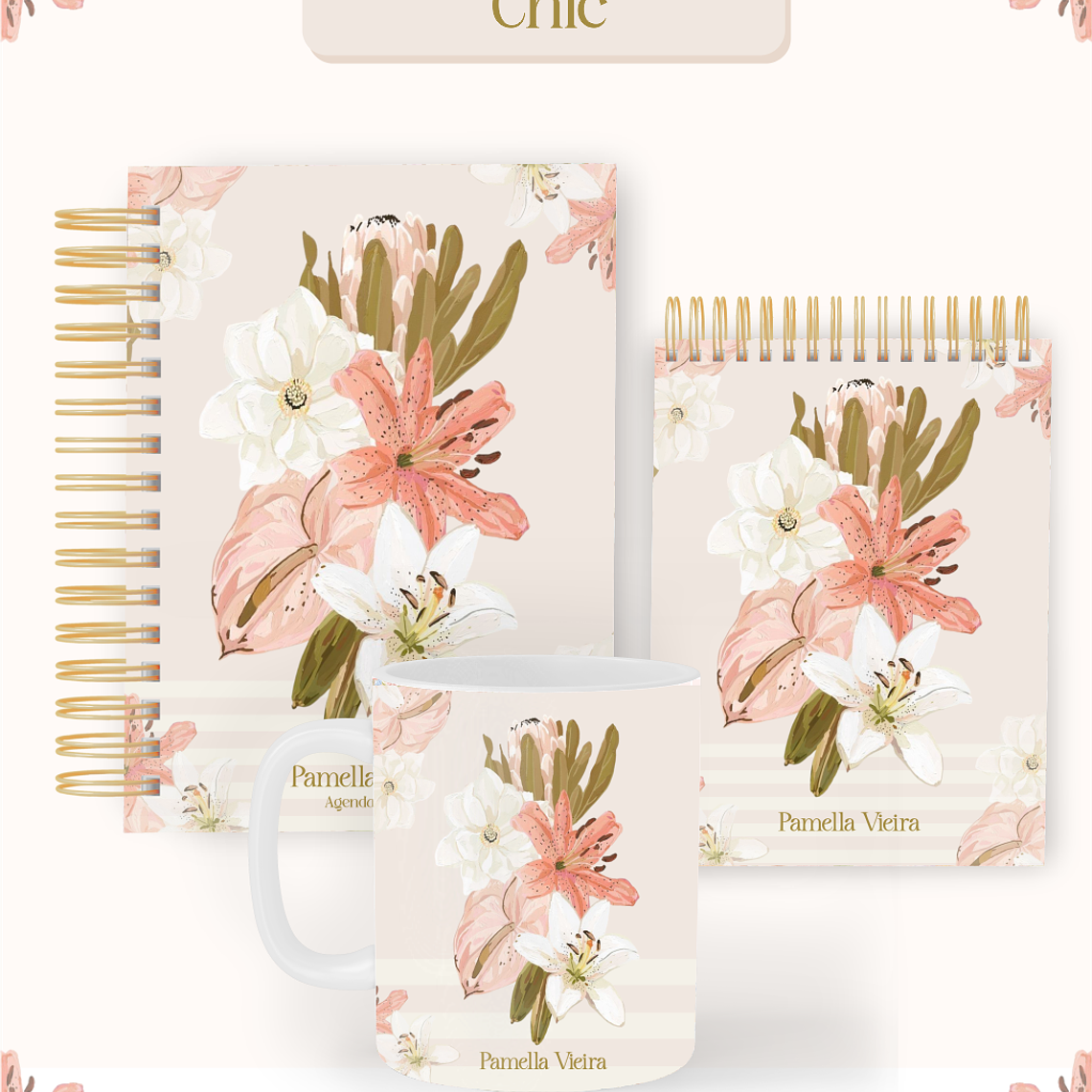 Arquivo Encadernação Coleção Lírios Chic- Pamella Vieira 1