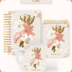 Arquivo Encadernação Coleção Lírios Chic- Pamella Vieira