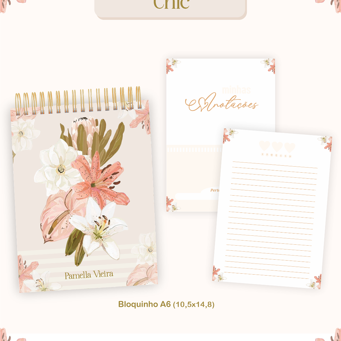 Arquivo Encadernação Coleção Lírios Chic- Pamella Vieira 6
