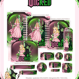 Arquivo Encadernação Escolar 2026 Wicked