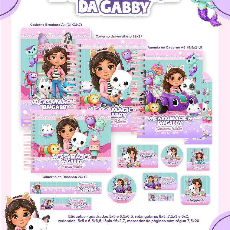 Arquivo Encadernação Escolar 2026 A Casa Mágica da Gabby 1