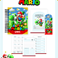 Arquivo Encadernação Escolar 2026 Super Mario - Thumbnail 3