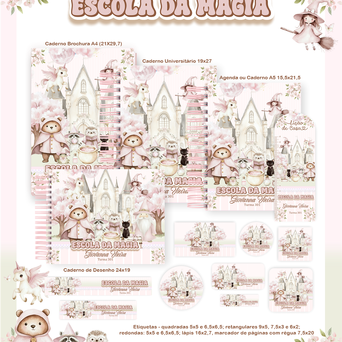 Arquivo Encadernação Escolar 2026 Escola da Magia 1