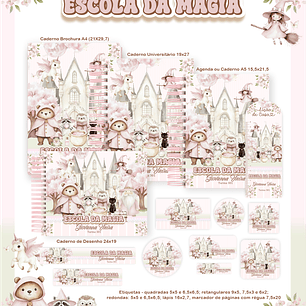 Arquivo Encadernação Escolar 2026 Escola da Magia