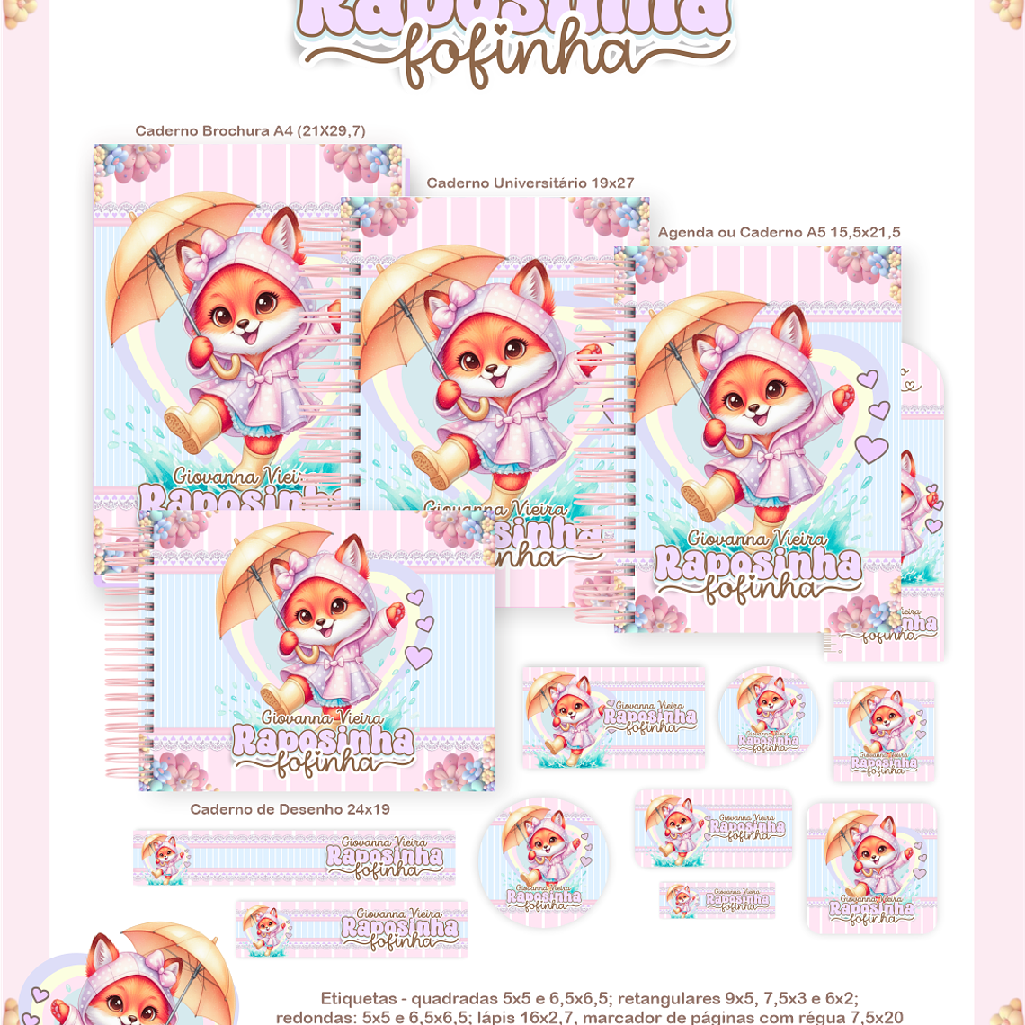 Arquivo Encadernação Escolar 2026 Raposinha 1