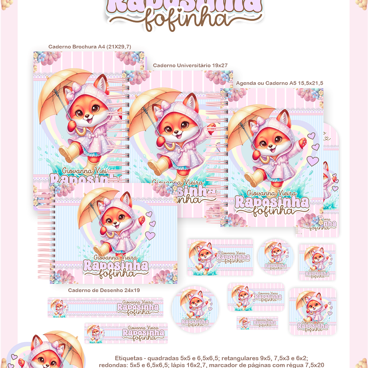 Arquivo Encadernação Escolar 2026 Raposinha 1