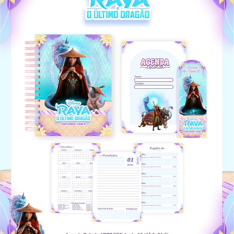Arquivo Encadernação Escolar 2026 Raya 4