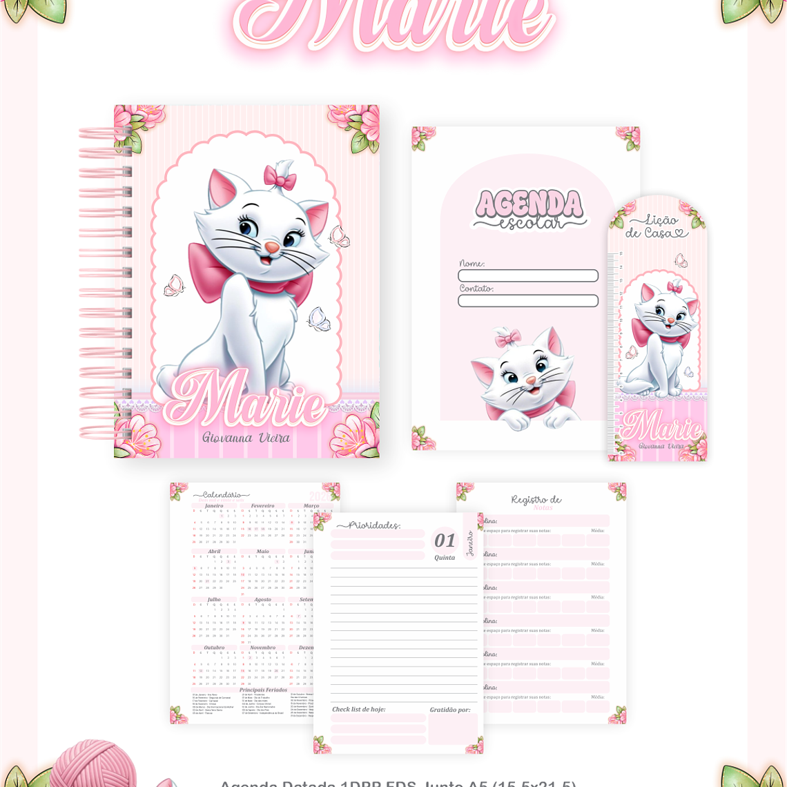 Arquivo Encadernação Escolar 2026 Marie 4
