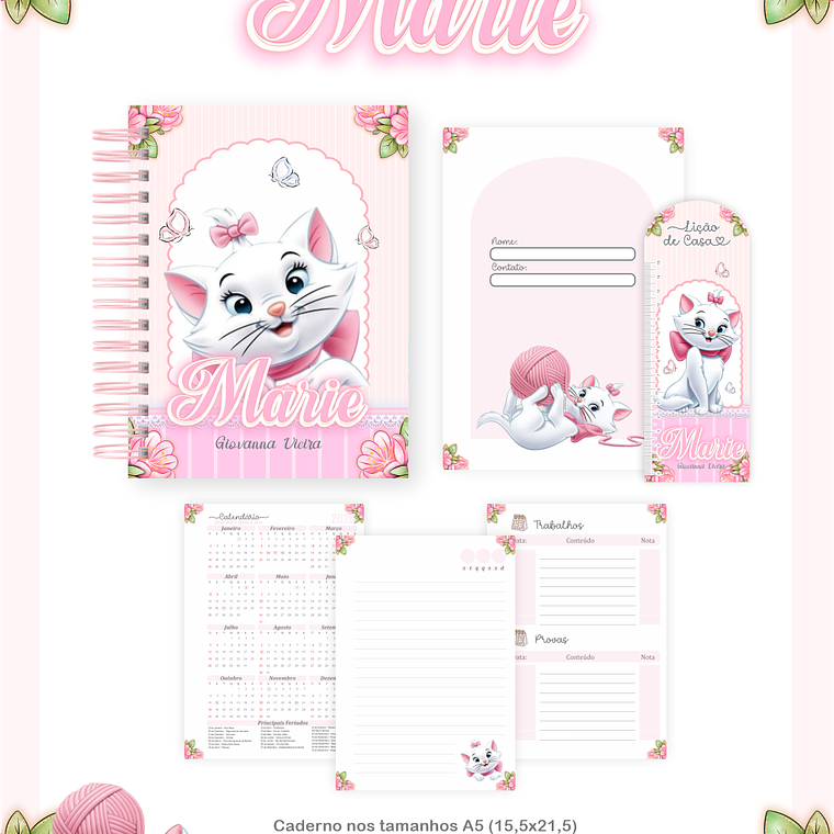 Arquivo Encadernação Escolar 2026 Marie 5