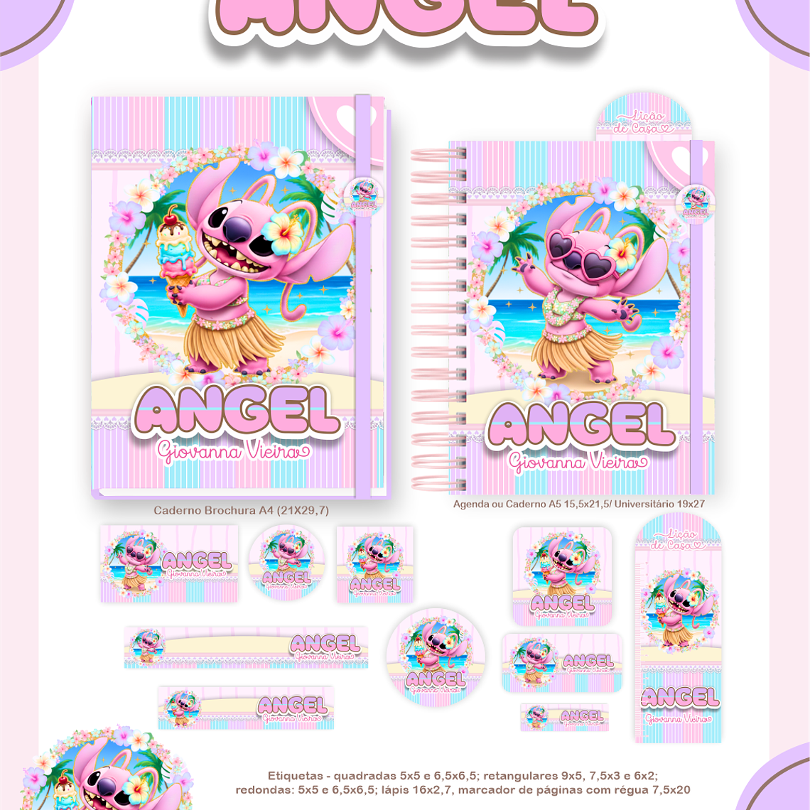 Arquivo Encadernação Escolar 2026 Angel 2