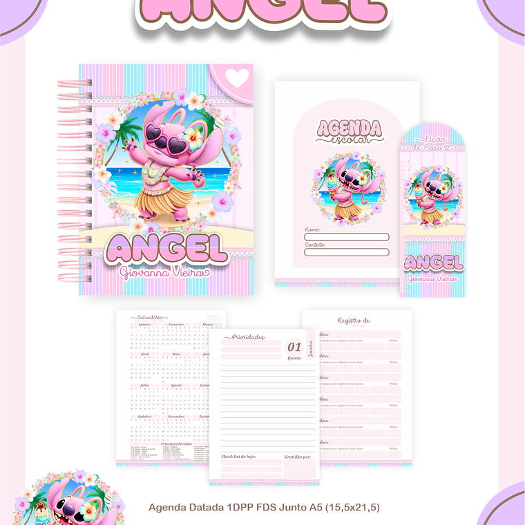 Arquivo Encadernação Escolar 2026 Angel 5