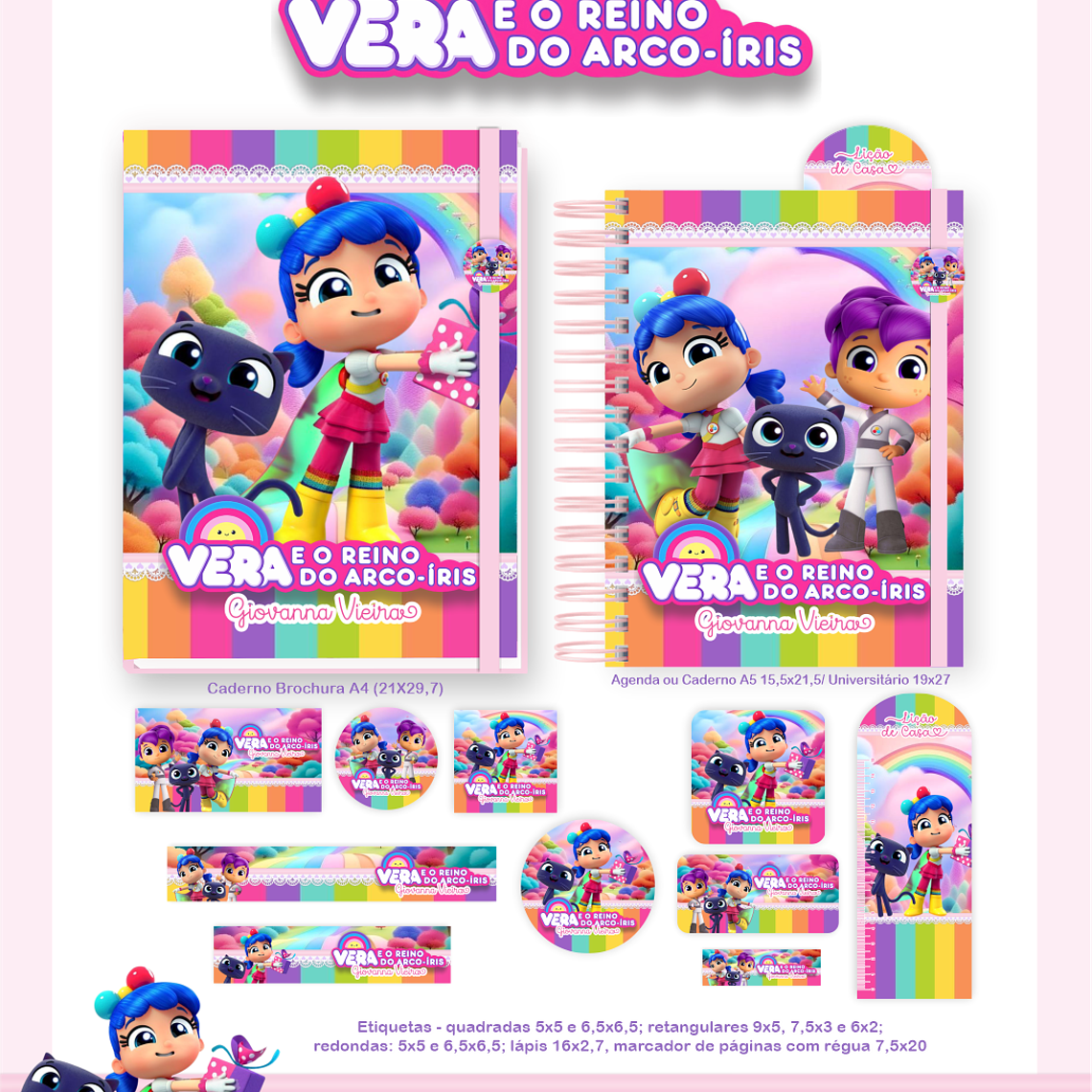 Arquivo Encadernação Escolar 2026 Vera e o Reino do Arco-íris 2