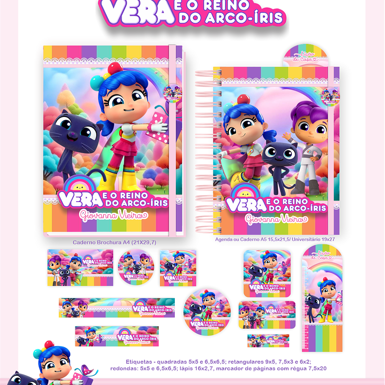 Arquivo Encadernação Escolar 2026 Vera e o Reino do Arco-íris 2