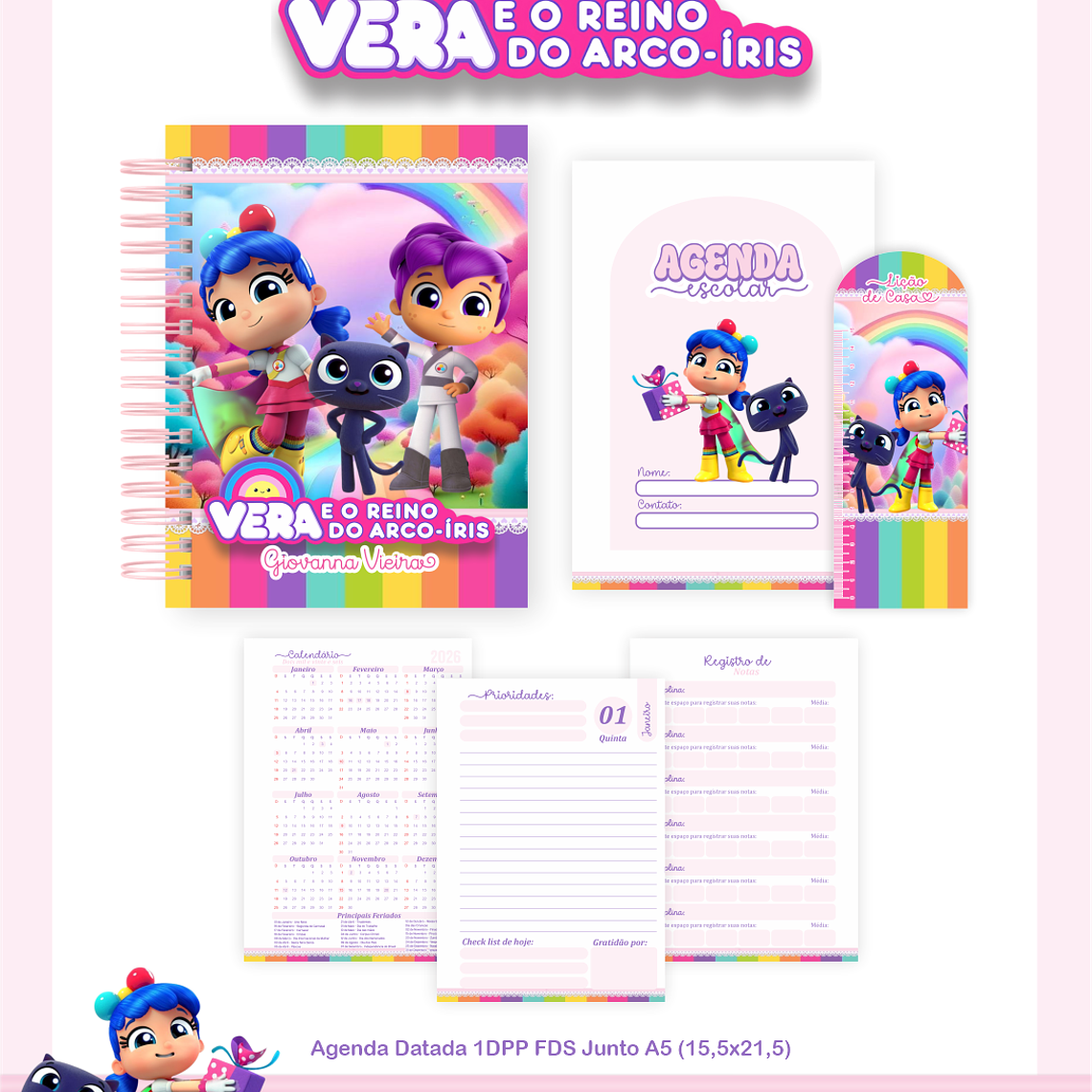 Arquivo Encadernação Escolar 2026 Vera e o Reino do Arco-íris 3