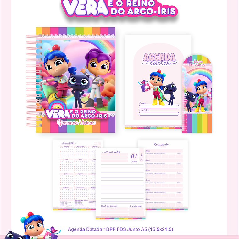 Arquivo Encadernação Escolar 2026 Vera e o Reino do Arco-íris 3