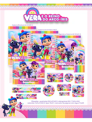 Arquivo Encadernação Escolar 2026 Vera e o Reino do Arco-íris