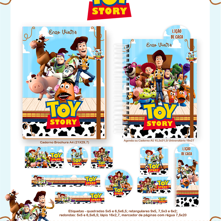 Arquivo Encadernação Escolar 2026 Toy Story 2