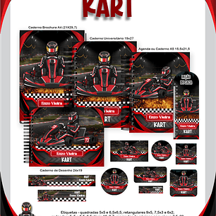 Arquivo Encadernação Escolar 2026 Kart