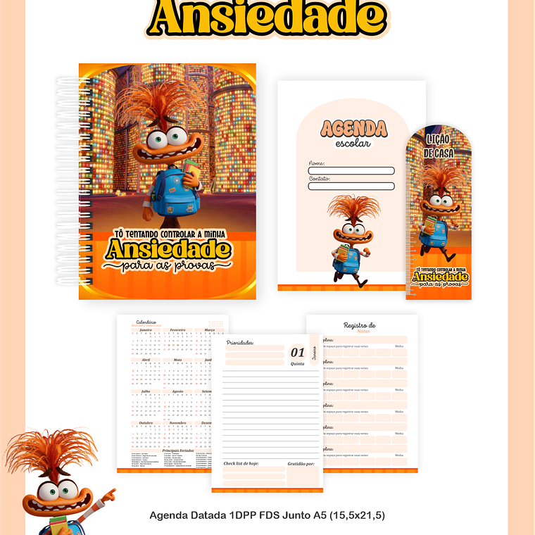 Arquivo Encadernação Escolar 2026 Ansiedade 6