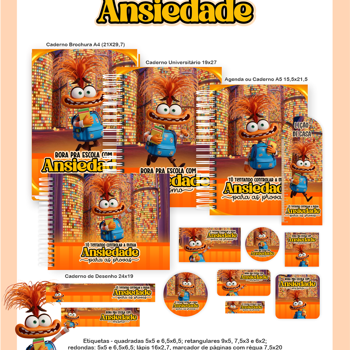 Arquivo Encadernação Escolar 2026 Ansiedade 1